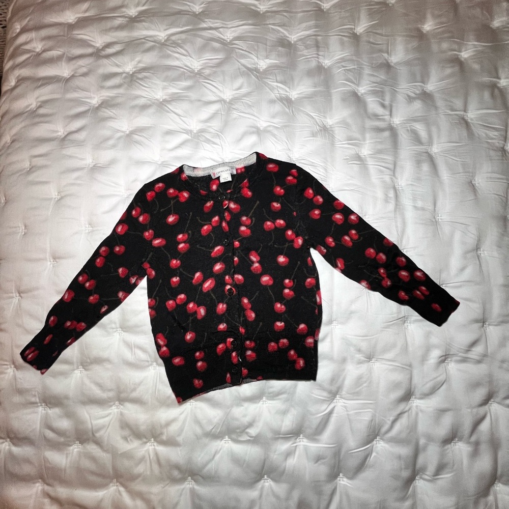 J.Crew Crewcuts Sweater Cardigan 2T Cherries
like new worn 2-3 times